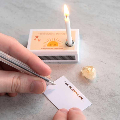 Hello Sunshine Mindfulness Gift In A Matchbox - Postboxed