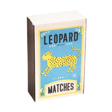 Leopard Matchbox Notepad - Postboxed