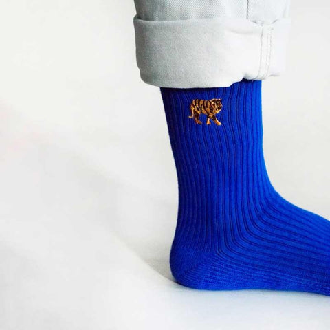 Save the Tigers Women's Socks (Ribbed) - Postboxed
