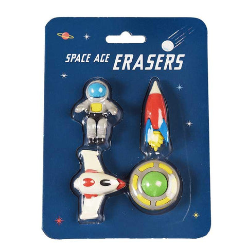 Space Age Erasers - Postboxed