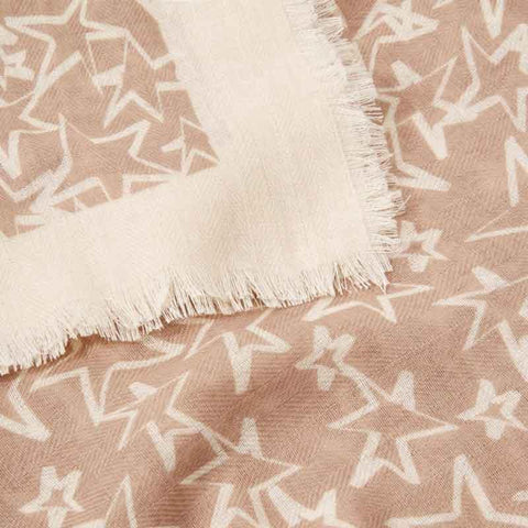 Star Scarf (Crème) - Postboxed