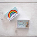 Thinking Of You Rainbow Seeds in a Matchbox - Postboxed