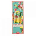 World Map Pencils - Postboxed
